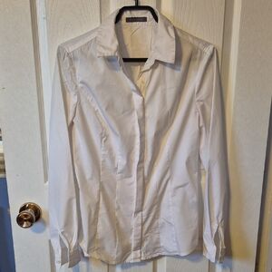 Suzy Shier White Dress Shirt